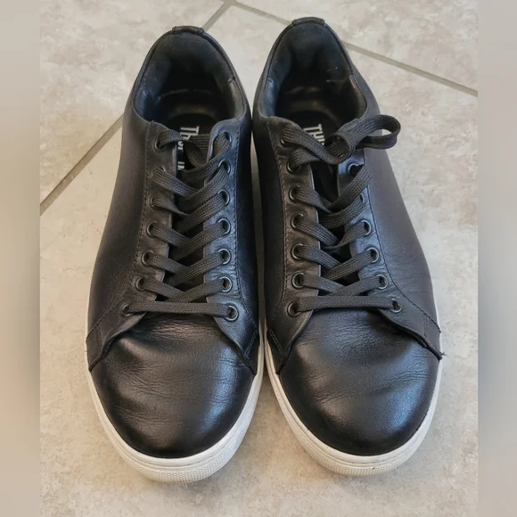 Thursday Everyday Premier Low Top BLACK Leather Sneakers Womens Size US … - Picture 1 of 11